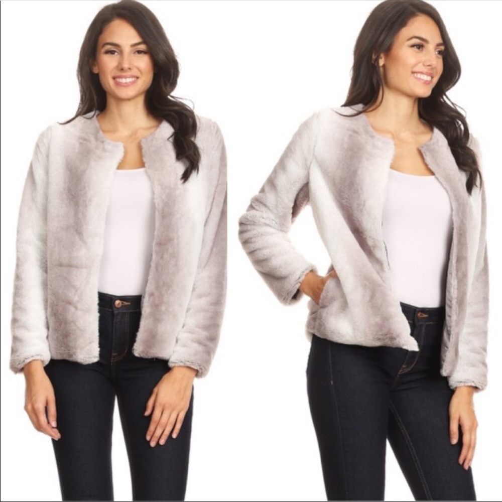 🆕 OCTOBER LOVE FAUX FUR JACKET